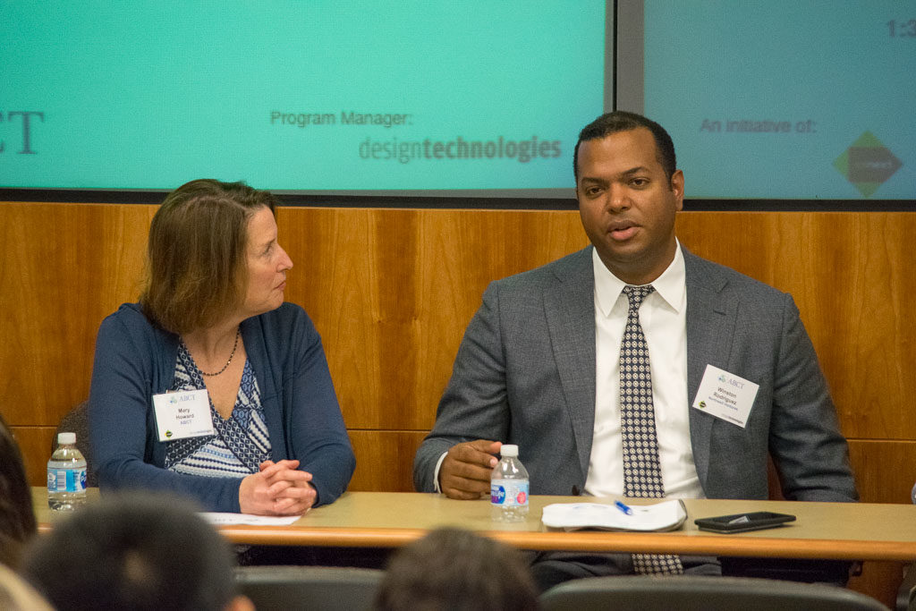 Mary Howard, ABCT Program Manager and Winston Rodriguez, Northwell Ventures
